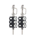 Fixing Metric Plastic Self Adhesive Down Lead Feeder Clamp for OPWG Tower Fiber Optic Cable (Waterproof)
