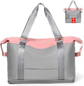 Custom Logo Expandable Sports Weekender Travel Duffel Bag Gym Workout Overnight Tote Wet Pocket Fashionable Oxford Zipper