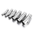 Bayonet Clasp 304 Stainless Steel Clasp for Leather Bracelets DIY Original Color 12x6mm 10PCs/Lot 1642968