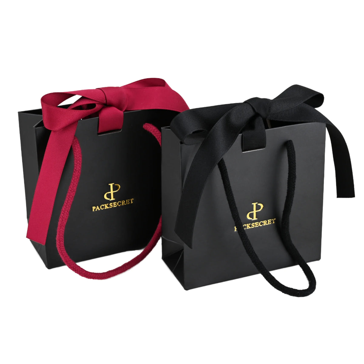 Customizable Logo Handmade Kraft Paper Gift Bag with Drawstring and Ribbon for Jewelry Glasses Watches & Cosmetics MegaBDM