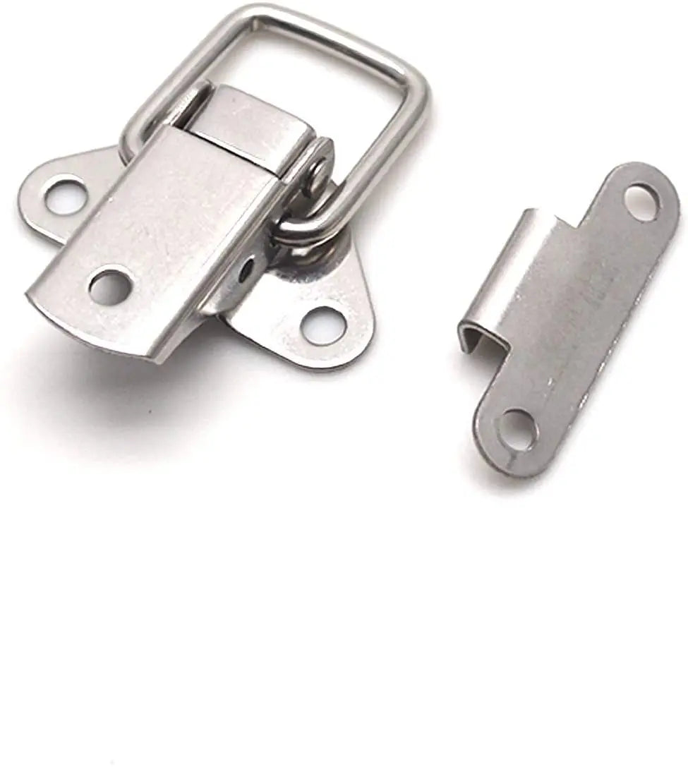 OEM Stainless Steel Flush Recessed Toggle Latch Hasp Iron & Toggle Latch for Buckle for Case Jewelry Wood Box Trunk with Screw