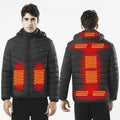 Outdoor Casual Hunting Smart Body Warm Winter Lightweight OEM Service 9 Zones Heated Jacket Battery Not Included