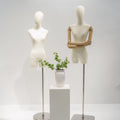 Adjustable Plastic Mannequins Retail Female Body for Shirt