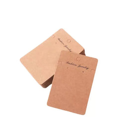 Jewelry Backer Paper Card for Earring pendant Etchangtagnature Paper Color-6x9 cm