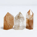 Crystals Healing Stones  Semi Precious Stones Rutile Points Wands Tower for Home Decoration
