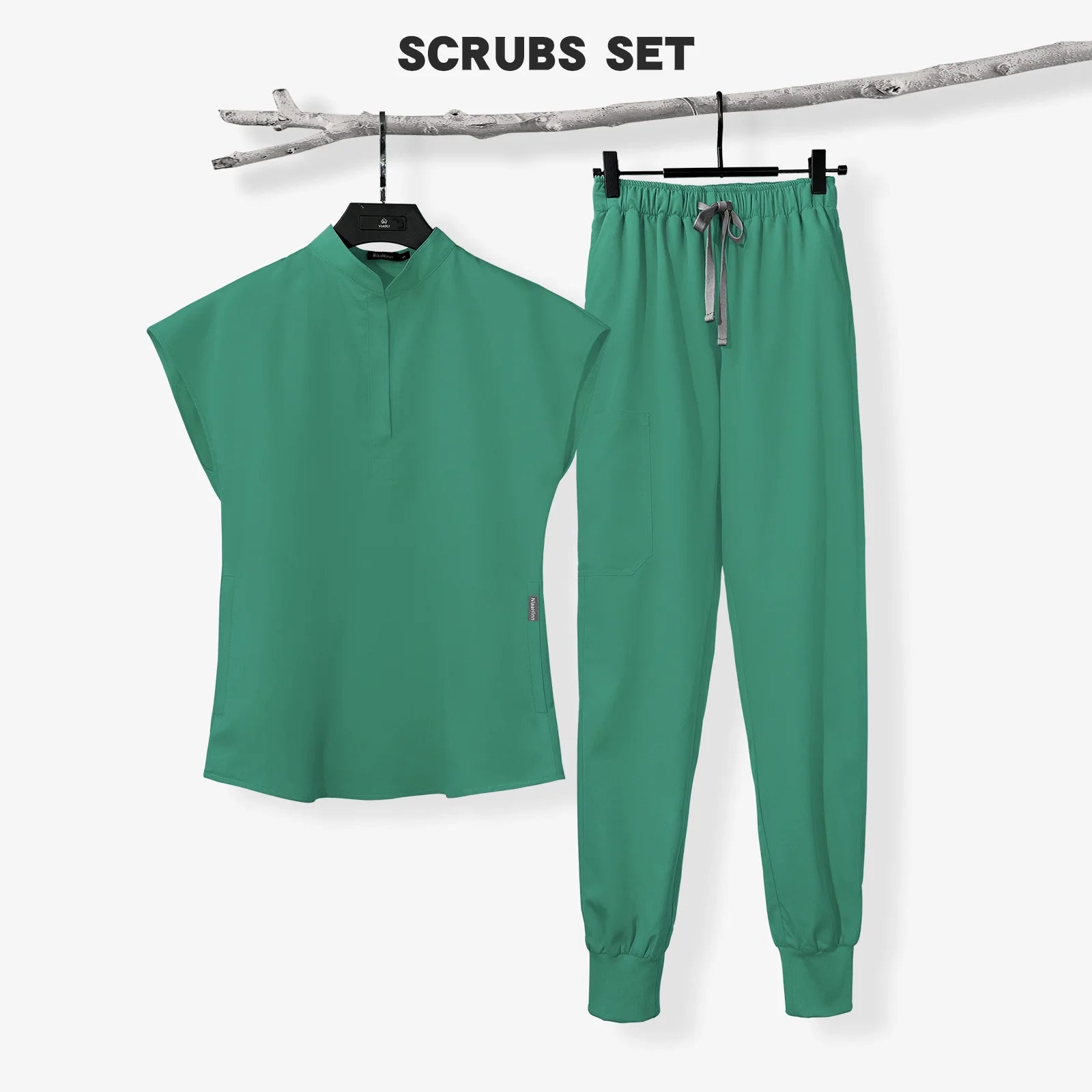 Free Shipping to Operating Room Work Clothing Lab Doctor Scrub Top and Pant Nursing Scrubs Women Set Scrub Suits Uniforms