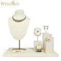 WYP Factory Custom Jewelry Display Stand Necklace Ring Earrings Jewelry Display Set for Retail Jewelry Display case