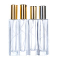 Wholesale Luxury Square Spray Glass Empty Perfume Bottles 25ml 50ml 100ml Sizes Screw Cap Transparent Customizable Packaging
