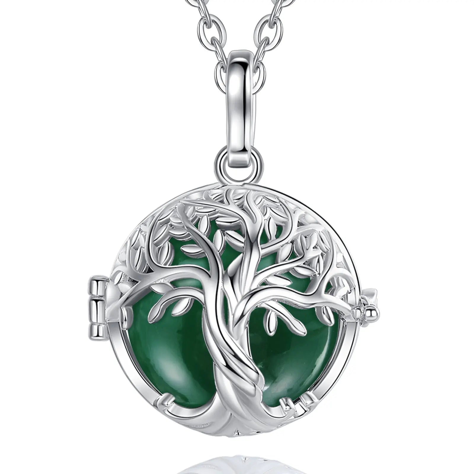 Merryshine Jewelry Tree of Life Mexican Bolas Harmony Bola Ball Women Pendant Necklaces