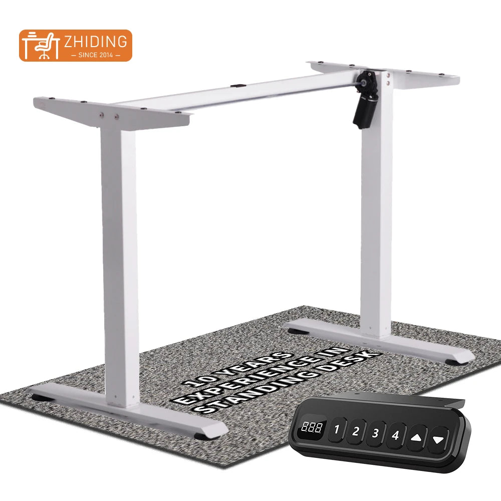 Zhiding Ergonomic Automatic Sit Stand Heavy Duty Height Adjustable Desk Stable Lift Standing Desk