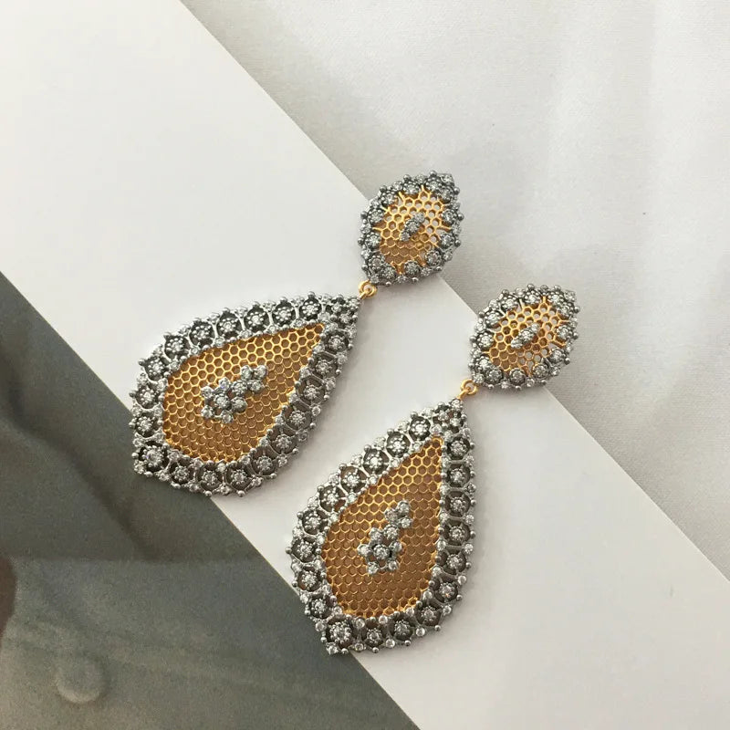 HZ Well-welcomed Diamond Stud Earing Diamond Hoop Earrings Trendy Diamond Stud Earrings for Women Rocks
