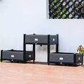BRICE Cama De jardin Elevada Vertical Garden Raised Bed PP Plastic Rattan Style Planter Boxes Drainer Modern Design