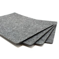 Eco Friendly Nonwoven Polyester Felt Rectangle Pad Felt Table Placemat  With Logo