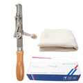 Manual Speed Tufting Tool Hand Pushing Carpet Tufting Machine Wooden & Metal Natural MegaBDM