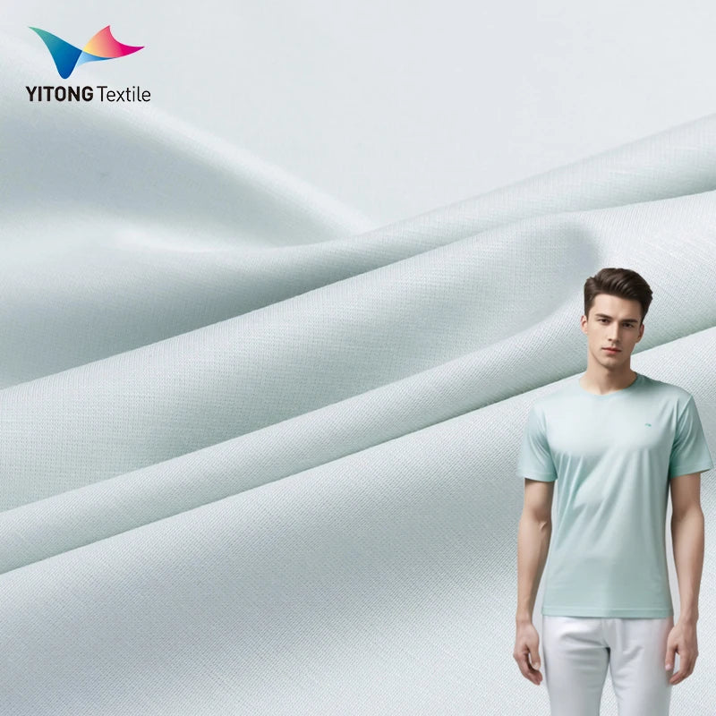 Manufacturer Fabric 190 Gsm Cotton Nylon Fabric 55% Cotton 32% Nylon 13% Spandex Fabrics for T Shirt Clothing