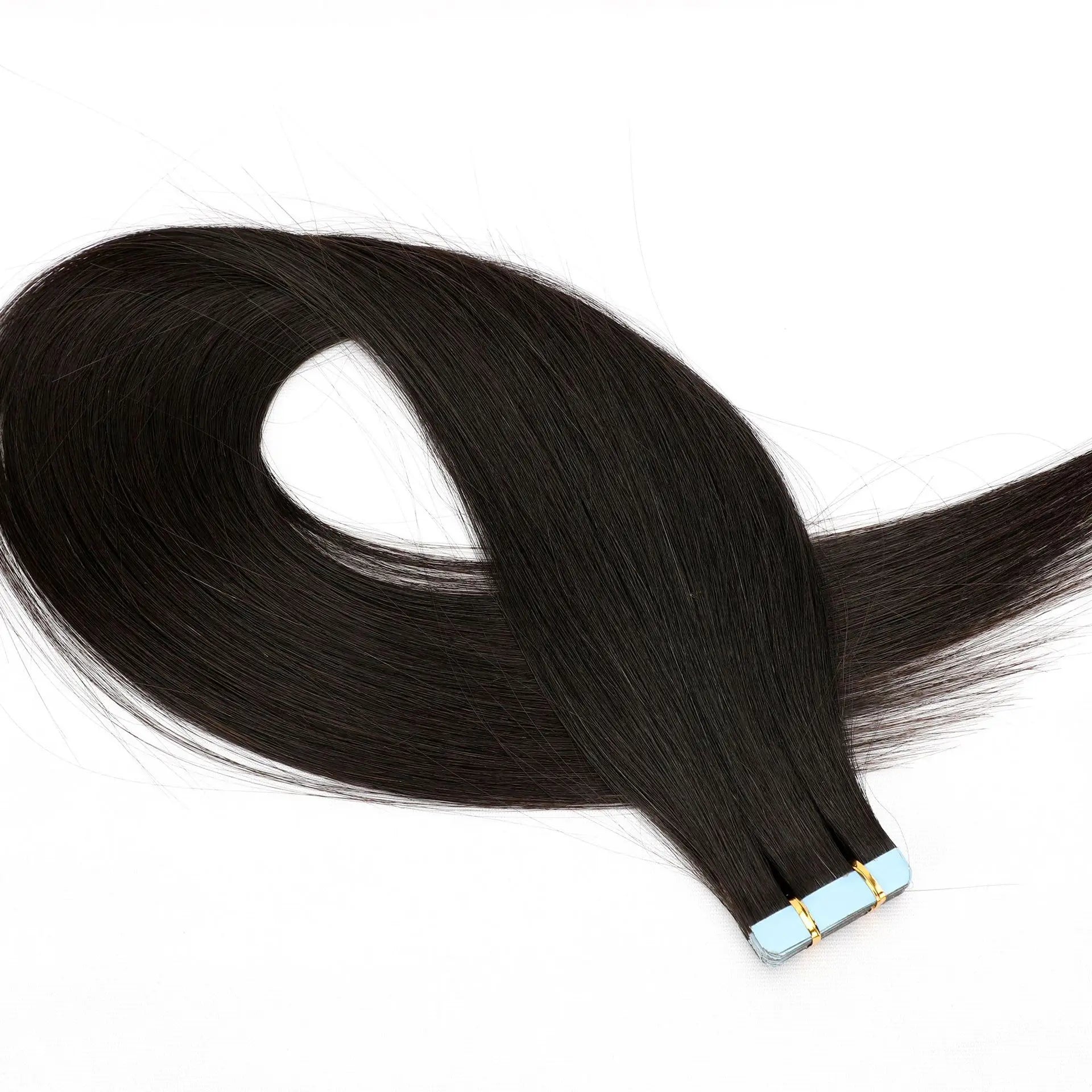 Wholesale Natural Raw Tape in Hair Extensions Full Cuticle 100 Virgin Remy Human Hair Tape Ins Extensions