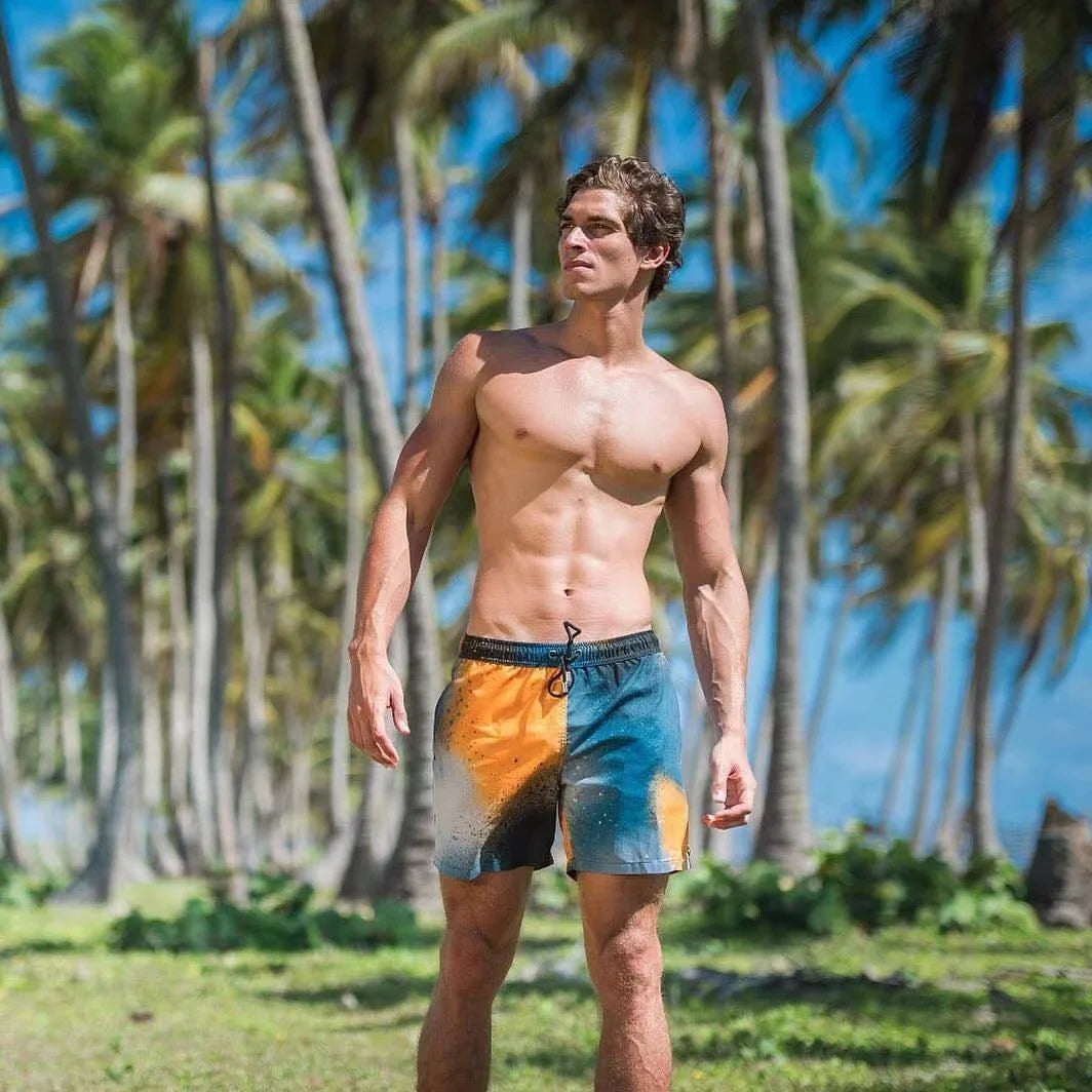 Custom Printed Swimsuits for Men 2025 Swim Trunks Fashion Quick Dry Swimsuit Men Wholesale Men's Shorts