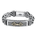BOCAI 100% S925 Sterling Silver Creative Customized Charm Bracelet Children's Christian Religious Zircon Jewelry-No Returns