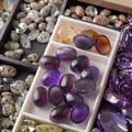 Nature Crystal Rings Rose Crystal Amethyst Gemstone Price Crystal Rose Cabochon Loose Natural Stones
