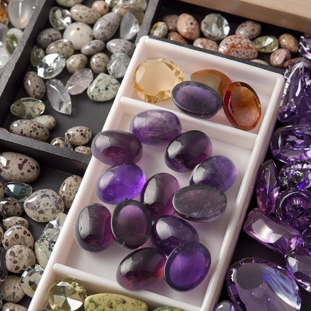 Nature Crystal Rings Rose Crystal Amethyst Gemstone Price Crystal Rose Cabochon Loose Natural Stones