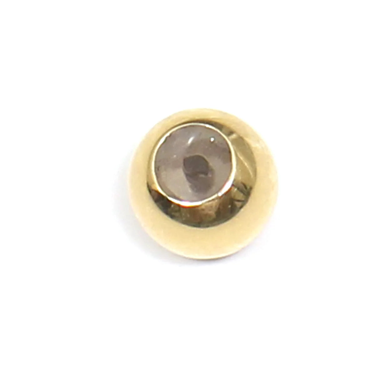 Beadsnice Gold Filled Beads 14K Round Charms for Necklace Bracelet