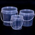 1 Litre /2l Food Grade Clear Plastic Bucket 4 Ltr /5 Liter Transparent Food Pail With Lid