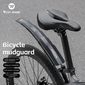 WEST BIKING Adjustable Bicycle Quick Release MTB Front Rear Mudguards Cycling Bike Universal Tire Fender Set