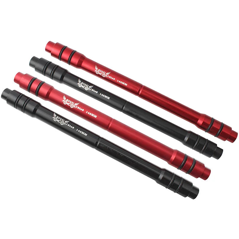 MUQZI Mountain Bike Hub Drum Axis Conversion 12 to 9MM Quick-Change 142mm/148mm Conversion Axis Seat Aluminum Alloy