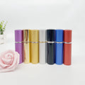 Portable Perfume Bottle 5ml 10ml Anodized Aluminum Cover Portable Spray Perfume Bottle