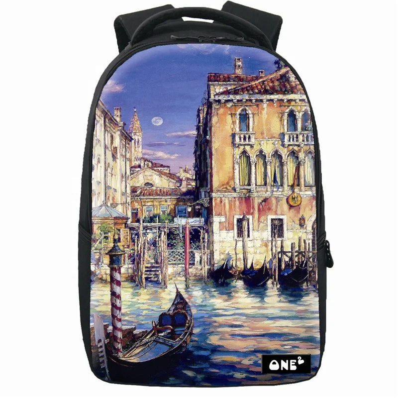 Custom Backpack Fashion Backpacks School Bags Large Capacity Lightweight Casual Travel Bag School Bag