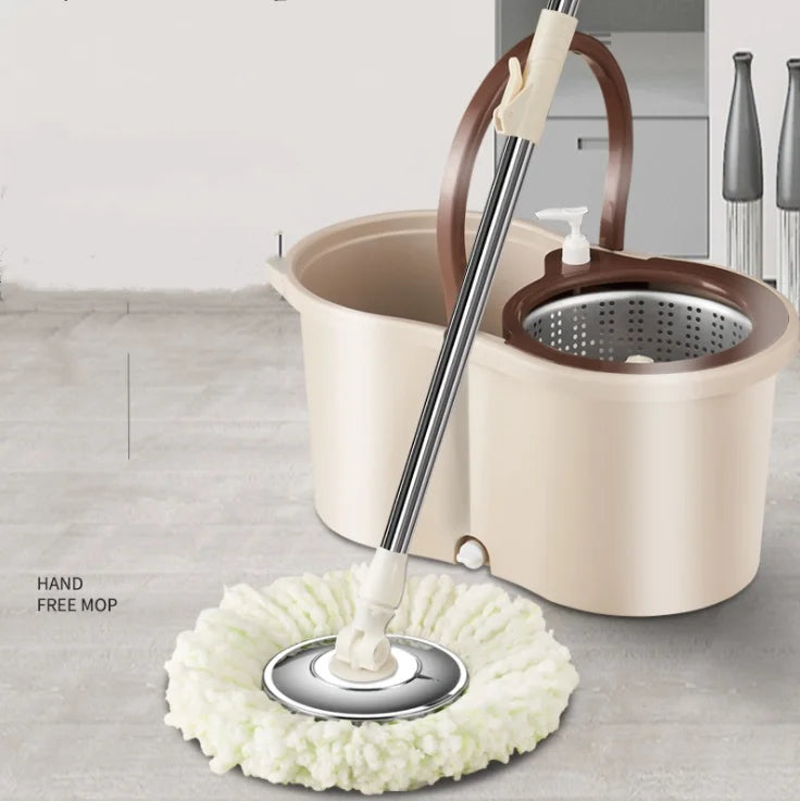 Household Steam Mop Cleaners Microfiber Mop Bucket Freehand Washing Mops