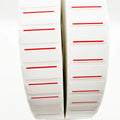High Quality Custom Piggy Back Sticker Adhesive Clothing Shoes Price Tag Sizes 31x12 37x21 37x17 40x17 Made in Pakistan