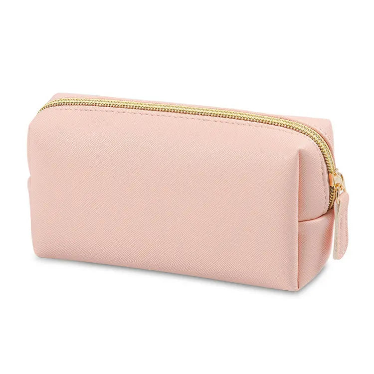 Hot Sale PU Portable Travel Toiletry Makeup Cosmetic Bag Pouch Case Wholesale Cheap Zipper Closure for Men and Women