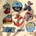 Wholesale Cheap DIY Embroidery Patch Iron on Embroidered Patches for Bags Clothing Hats