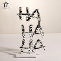 Factory Price Custom Art Deco Cast Iron Modern Luxury Home Decor Tabletop Ornament for Desktop Decor