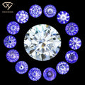 Xingyue Wholesale 4-11mm White Color Round Beads Portuguese Rose Old European Fancy Cut Gra Loose Stone Moissanite Diamonds