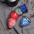 Ceramic Small Tea Cup Kiln Changed Porcelain Kung Fu Tea Cup Small Capacity  Tasting Mug Retro Arabic Espresso Coffee Cup
