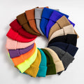 Stock Ready Acrylic Custom Unisex Beanie Knit Hat Skull Winter Hat Wholesale Acrylic Cheap Plain Beanies  Beanie Knit Hat Adult
