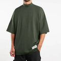 High Quality Custom Men's 280 Gsm Drop Shoulder T-Shirts Oversized Blank Heavyweight 100% Cotton T Shirts Pour Hommes