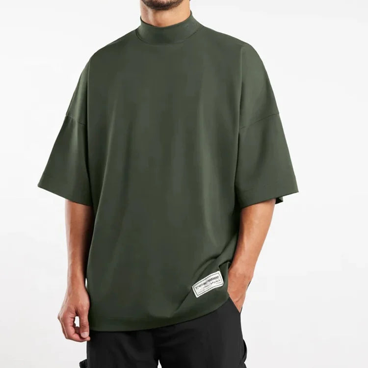 High Quality Custom Men's 280 Gsm Drop Shoulder T-Shirts Oversized Blank Heavyweight 100% Cotton T Shirts Pour Hommes