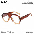 Rice Nail Toad Shaped Flat Glasses 2025 New Anti Blue Light Personalized Eyeglass Frames Ins Glasses Custom Logo