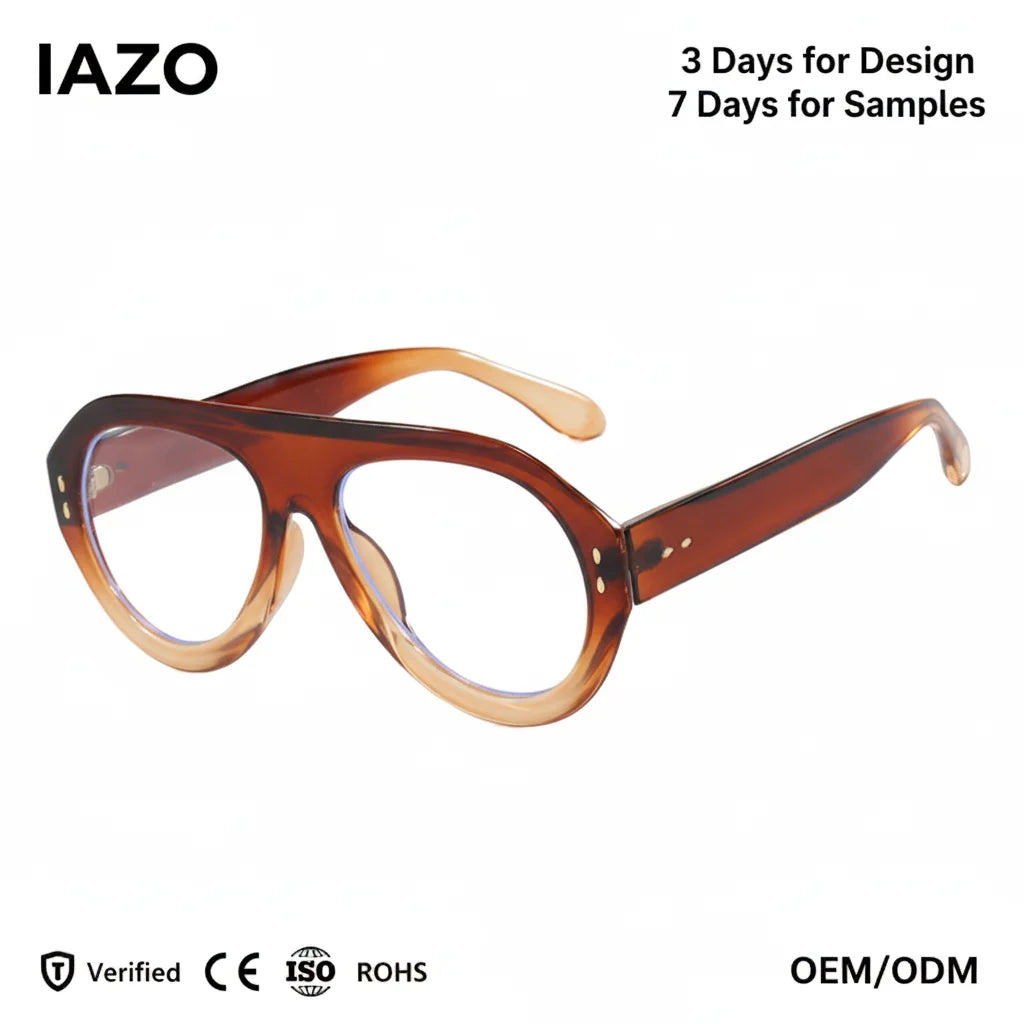 Rice Nail Toad Shaped Flat Glasses 2025 New Anti Blue Light Personalized Eyeglass Frames Ins Glasses Custom Logo