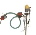 Low Price HD Type High Viscosity Oil/Grease Lubrication Transfer Electric Barrel Drum Hand Pump With Flow Metering Gun