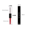 No Logo Waterproof 2 in 1 Makeup Pearly Shimmer Matte Lipstick and Metallic Liquid Eyeshadow