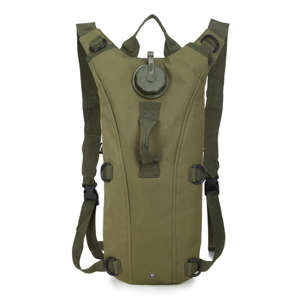 3L Oxford Camouflage Backpack for Outdoor Sports Tactical Hunting Riding & Water Activities Zipper Closure