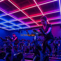 Ready Stock Fast Shipping Blue Pink Red Hexagon Lighting Decorative Rgb Gym Indoor Sport Led Light