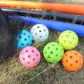 Custom Lightweight Airflow Indoor/Outdoor Plastic Golf Practice Balls Colorful Baseball/Softball Set for Sports & Entertainment