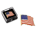Wholesale American Flag Lapel Hard Soft Enamel Pin Badge Design Souvenir National Day Custom Flag Pin World Flag Stickers