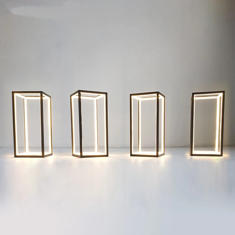 Modern Minimalist Table Lamp Led Line Lamp Nordic Creative Ins Wind Bedroom Bedside Desk Lamp Home Indoor Deco Lighting Fixtures