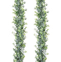 1Pack Faux Eucalyptus Garland Artificial Vines Hanging Greenery for Wedding Backdrop Arch for Christmas & Graduation A502
